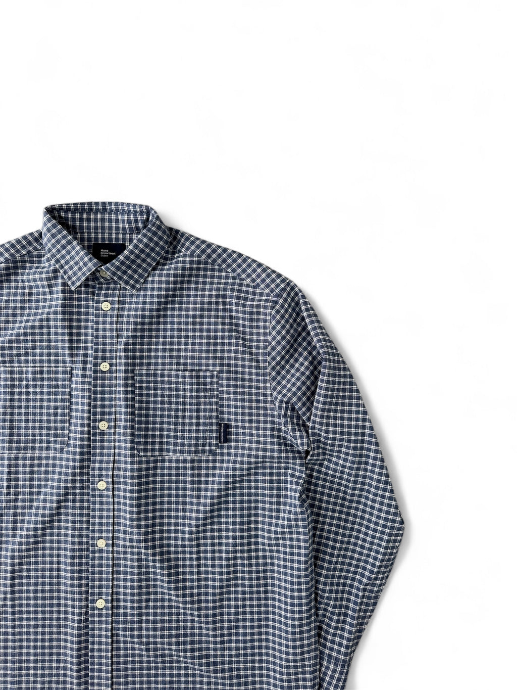 Pajamas square check shirts