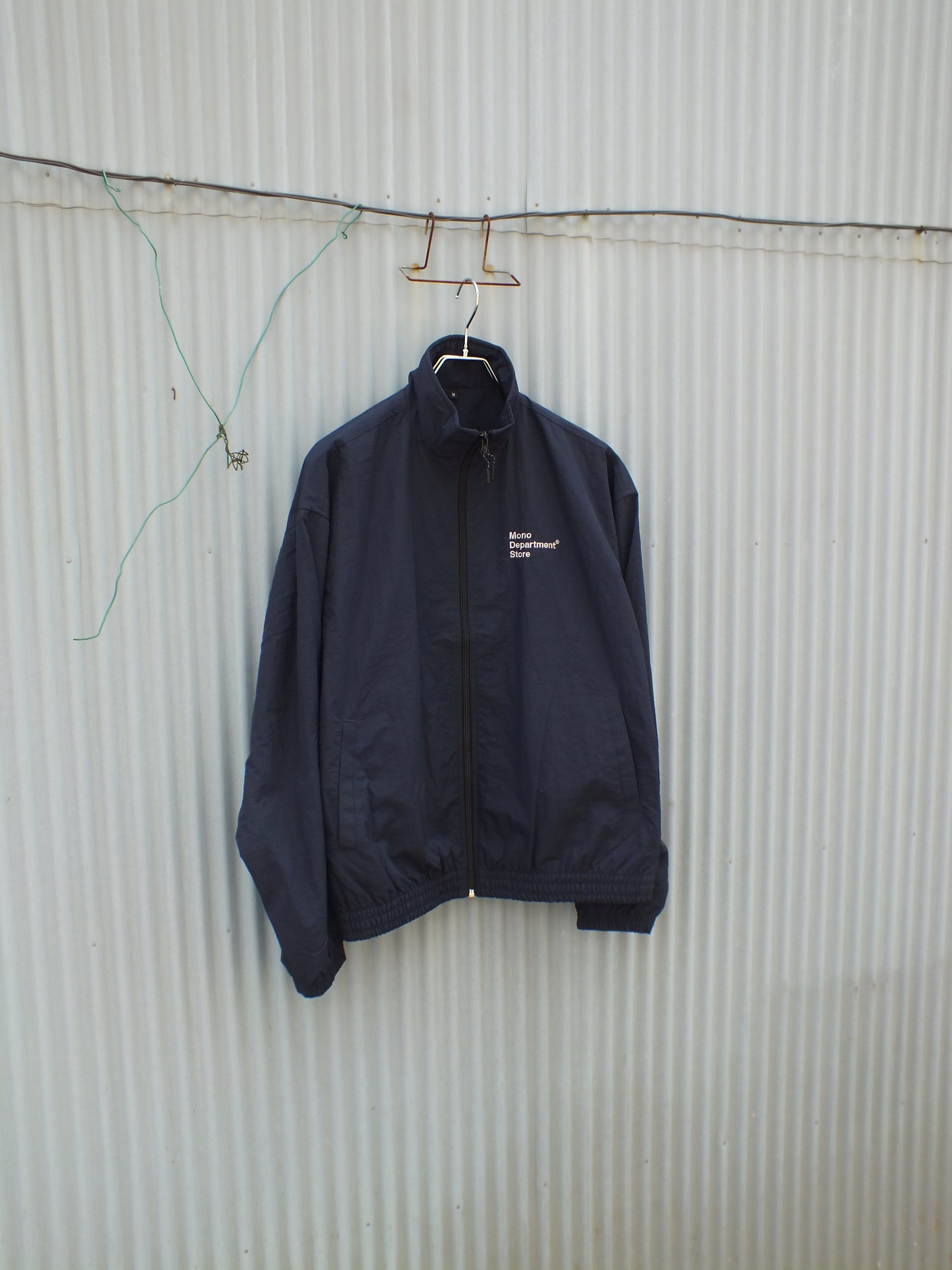 Embroidery Classic Logo bonding nylon jacket