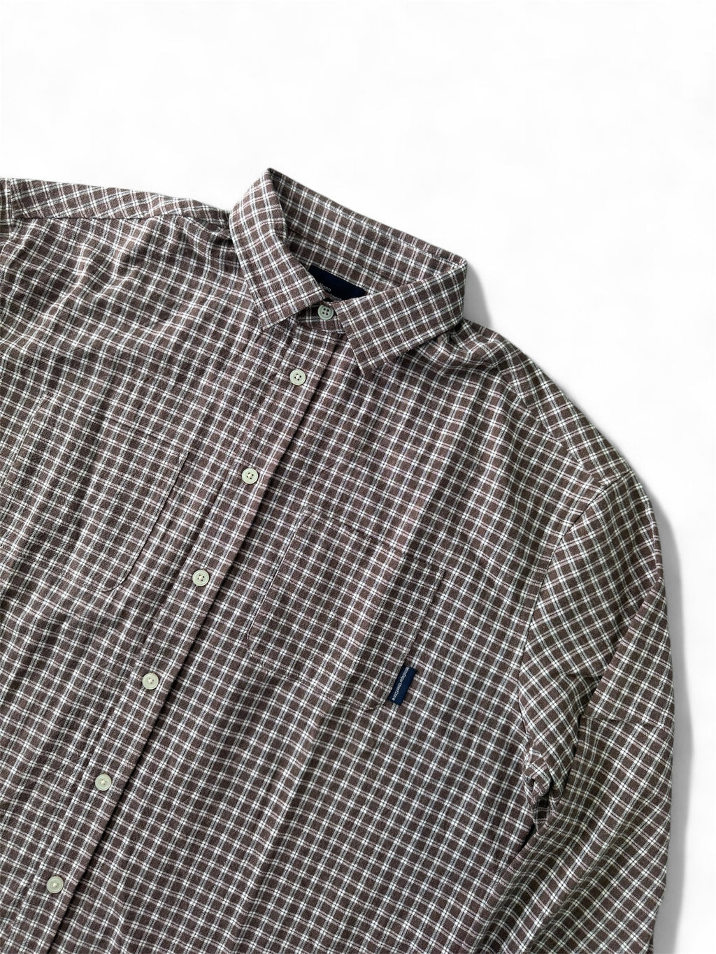 Pajamas square check shirts