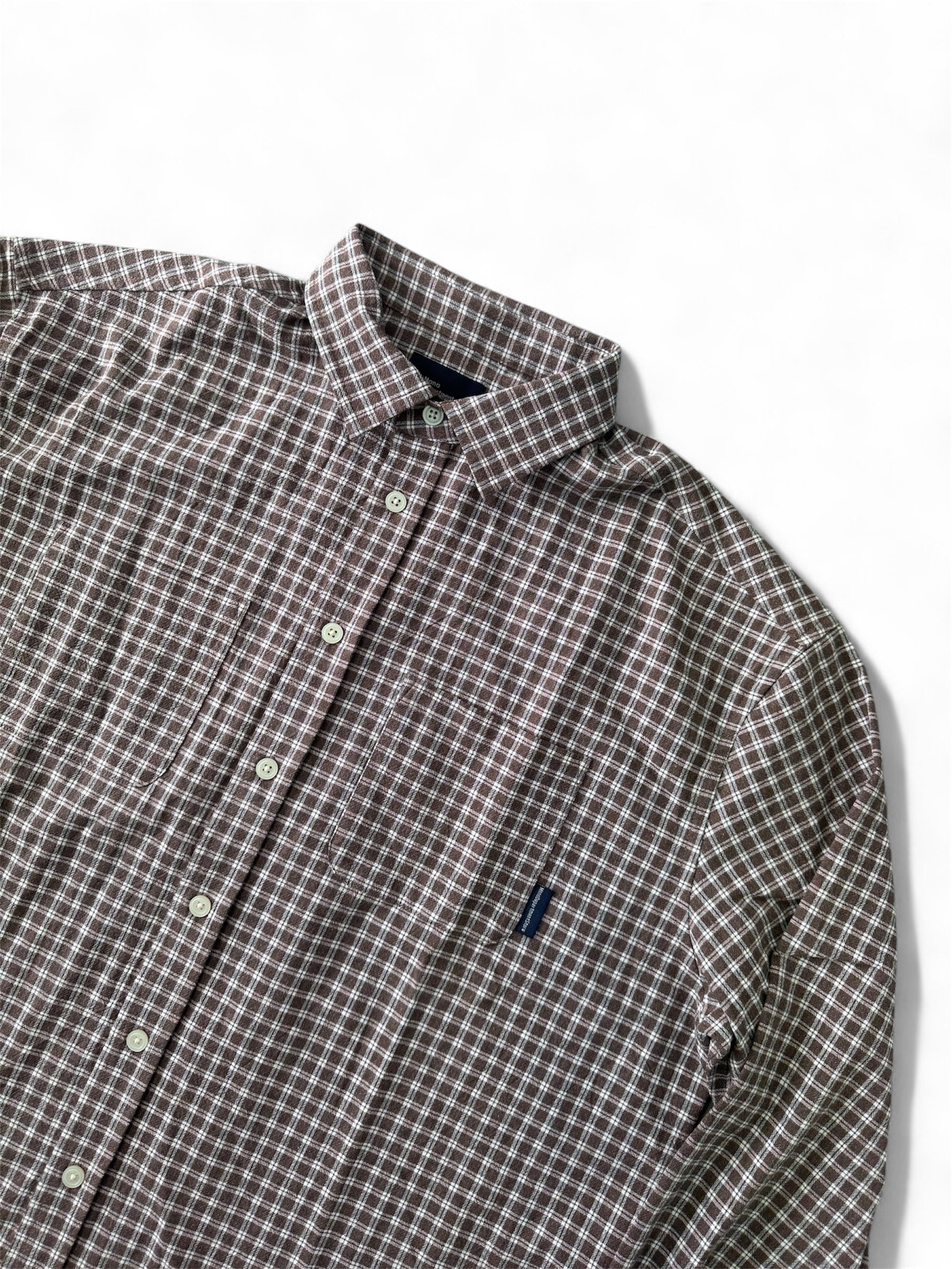 Pajamas square check shirts