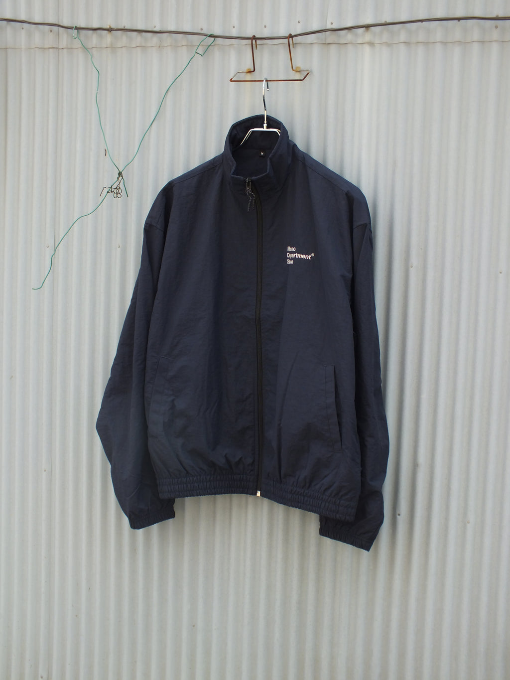 Embroidery Classic Logo bonding nylon jacket