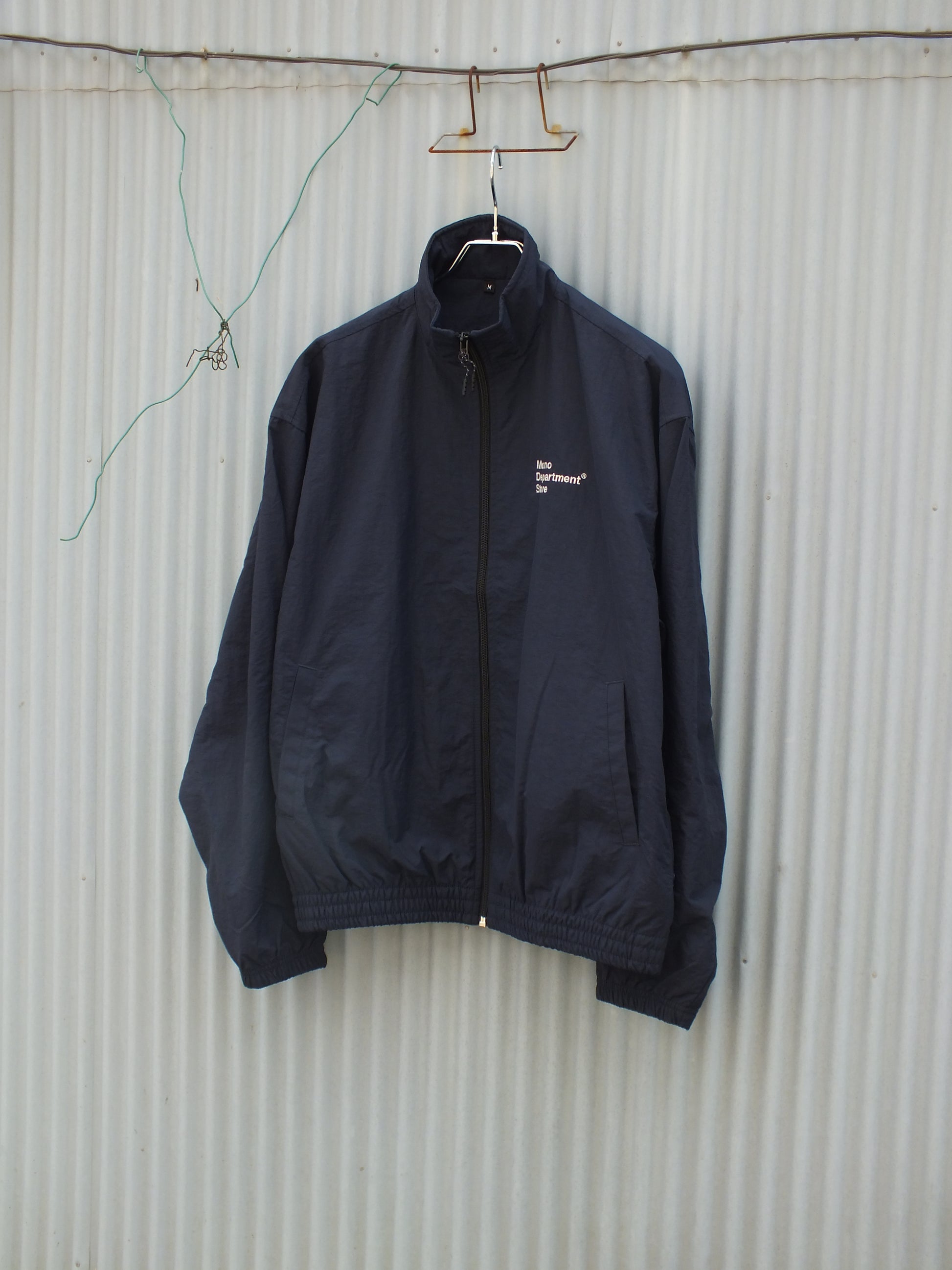 Embroidery Classic Logo bonding nylon jacket