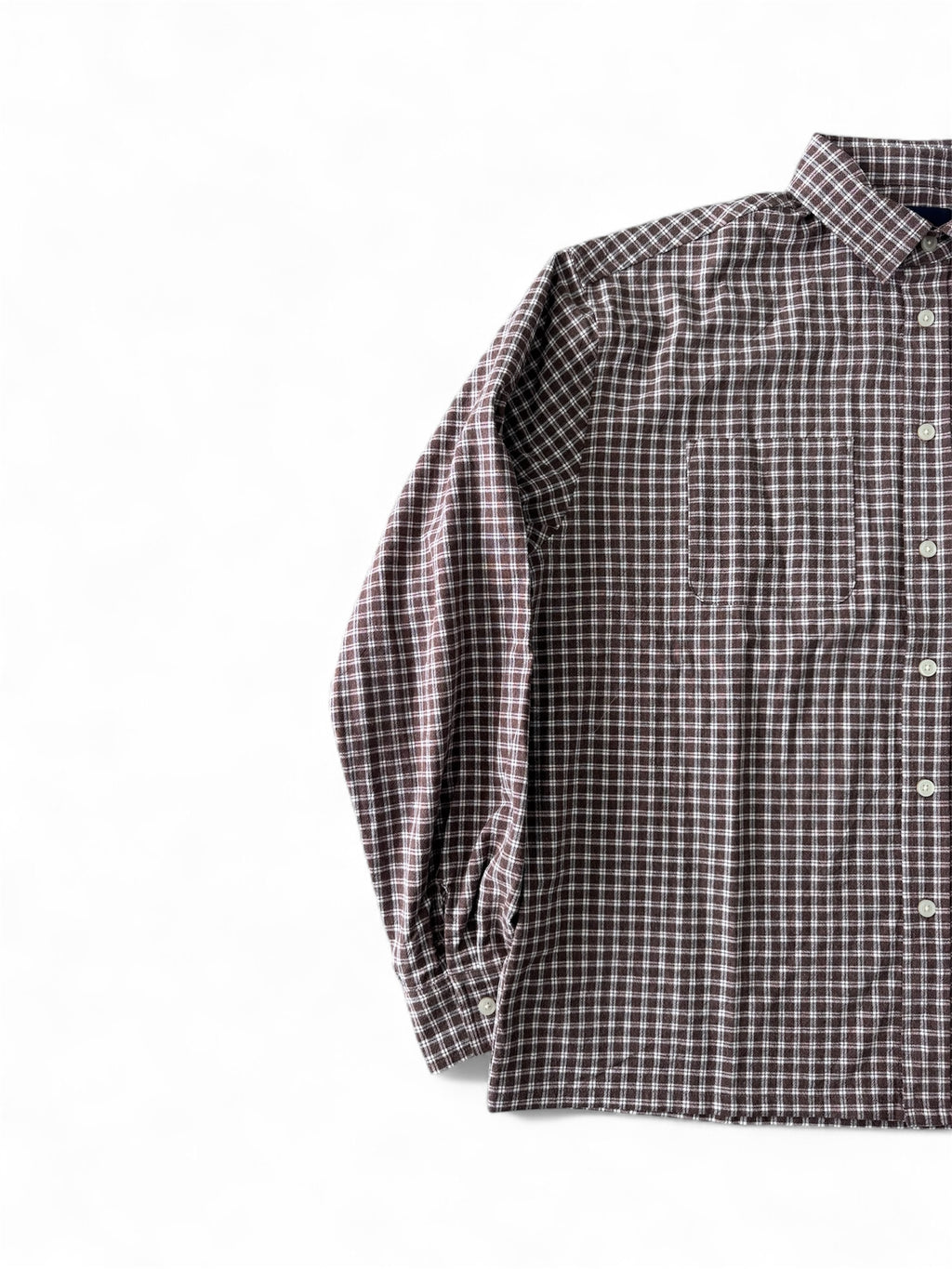 Pajamas square check shirts